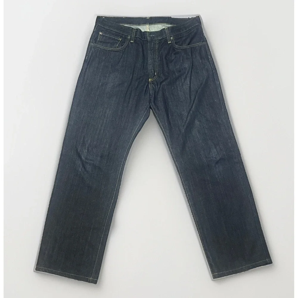 Edwin Japan Denim Jeans Akita Tapered 35Wx30L No 404 EIN4098 Blue Selvage